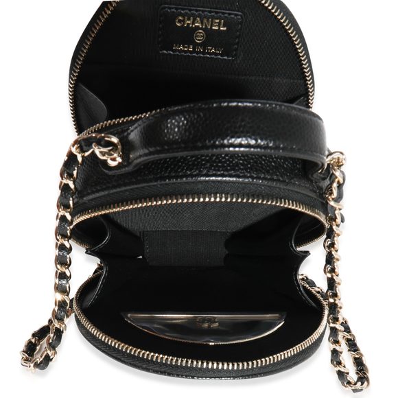 Chanel Black Quilted Caviar Handle With Care Vanity Bag - Picture 9 of 9